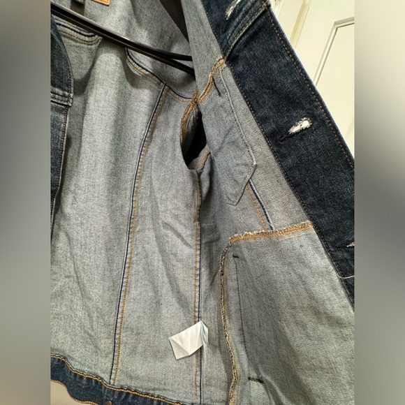 Lucky Brand Jean Jacket - Blue (Medium) - Picture 14 of 15